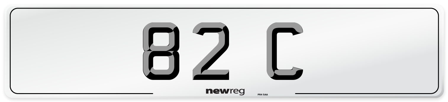 82 C Number Plate from New Reg